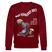 WAT KIEKSTN SO?-Unisex Bio-Sweatshirt II - Burgunderrot