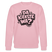 Berliner Spruch-DA KIEKSTE WA?-Unisex Bio-Sweatshirt - Hellrosa
