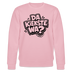 Berliner Spruch-DA KIEKSTE WA?-Unisex Bio-Sweatshirt - Hellrosa
