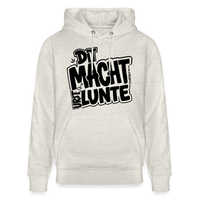 DIT MACHT URST LUNTE-Unisex Bio-Hoodie mit Berliner Schnauze - Beige meliert
