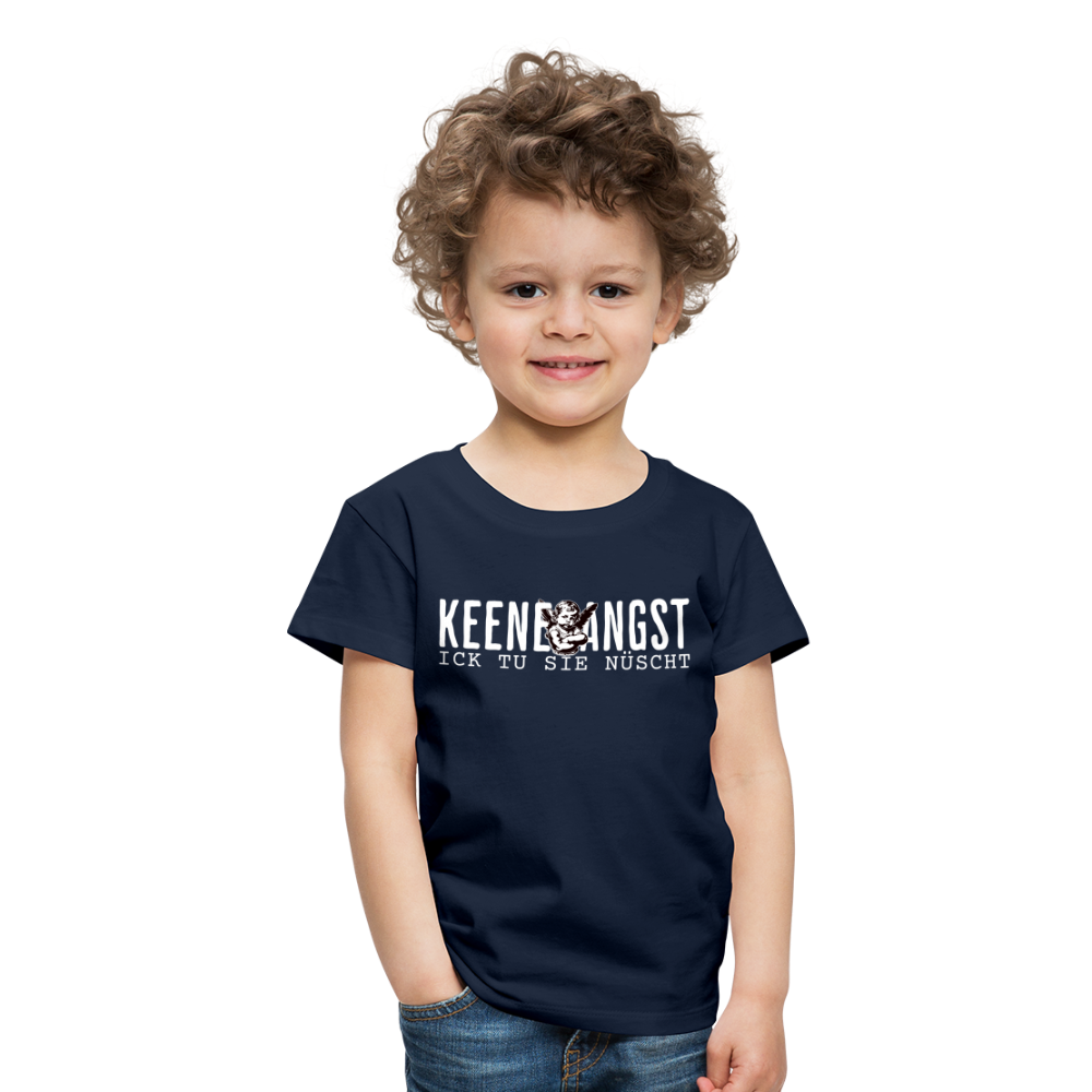 KEENE ANGST ICK TU SIE NÜSCHT - Kinder Premium T-Shirt - Navy