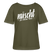 Berliner Spruch-NÜSCHT FÜR SCHWACHE NERVEN-Rundhals Frauen Bio-T-Shirt - Khaki