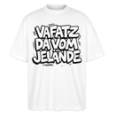 Berliner Schnauze-VAFATZ DA VOM JELÄNDE-Oversized Unisex Bio T-Shirt - Weiß