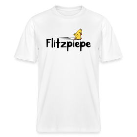 DIE FLITZPIEPE - Relaxed Fit Unisex Bio-T-Shirt - Weiß