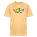 PRIDE 'REGENBOGENSCHAF'Relaxed Fit Unisex Bio-T-Shirt - Hellgelb