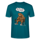 Berliner Bär Shirt-JEH MIR NICH UFFN SENKEL-Unisex T-Shirt - Ozeanblau