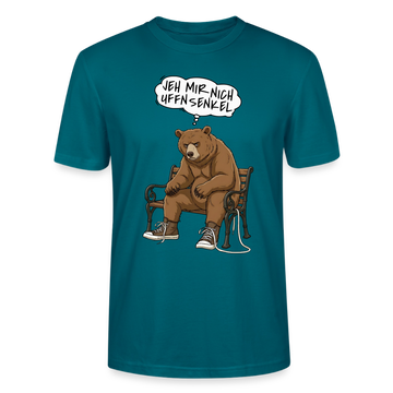 Berliner Bär Shirt-JEH MIR NICH UFFN SENKEL-Unisex T-Shirt - Ozeanblau