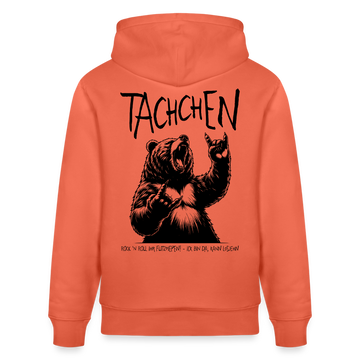 TACHCHEN BERLINER - Unisex Bio-Hoodie-backprint - Hellrot