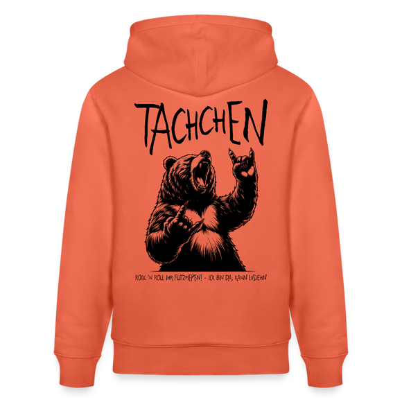 TACHCHEN BERLINER - Unisex Bio-Hoodie-backprint - Hellrot