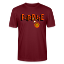 FLITZPIEPE - Unisex T-Shirt BIO - Burgunderrot