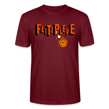 FLITZPIEPE - Unisex T-Shirt BIO - Burgunderrot