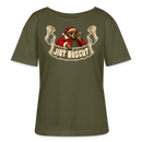 JIBT NÜSCHT-Anti-Geschenke-Rundhals Frauen Bio-T-Shirt - Khaki