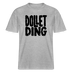 Berliner Schnauze-DOLLET DING- RELAXED FIT Unisex Organic T-Shirt - Grau meliert