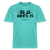 Berliner Gelassenheit-ET IS WIE'T IS- RELAXED FIT Unisex Organic T-Shirt - Poolblau
