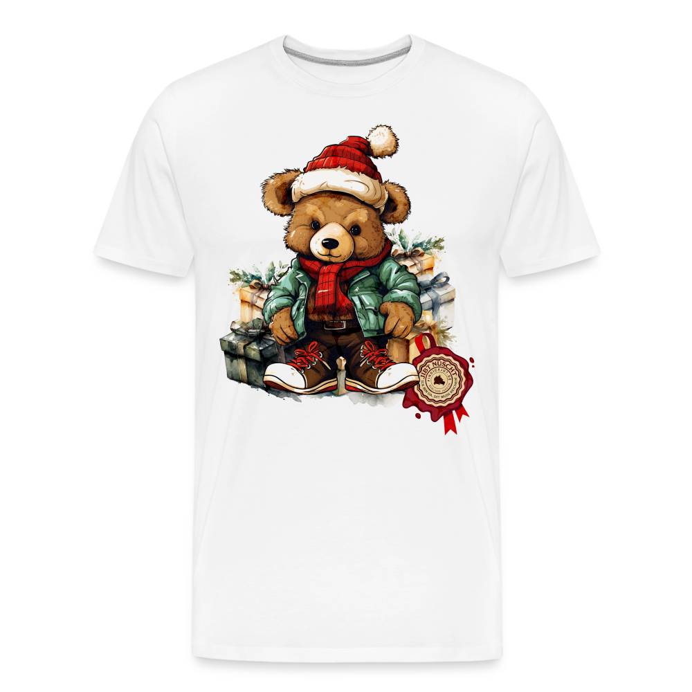 DER WEIHNACHTSBERLINER-Männer Premium Bio T-Shirt - Weiß