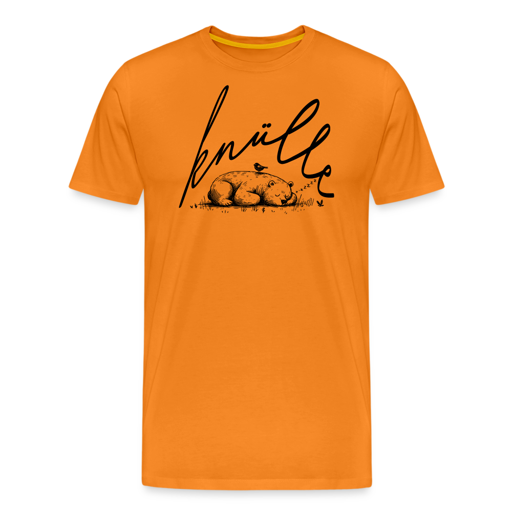 KNÜLLE - Männer Premium T-Shirt - Orange