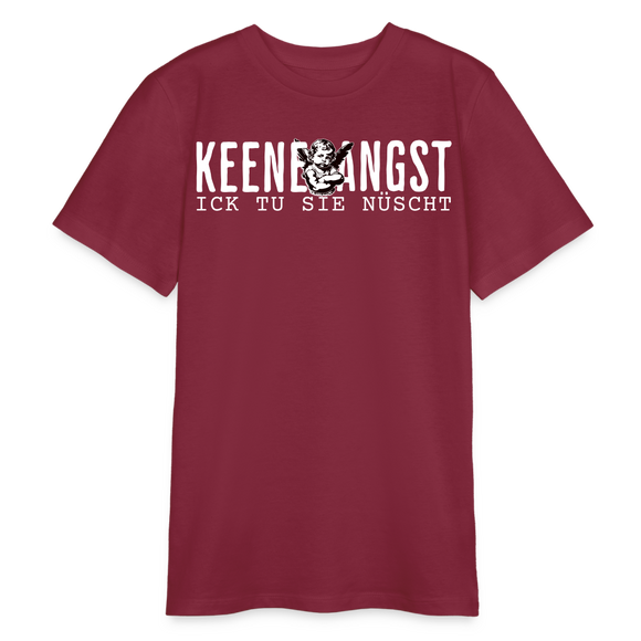 ICK TU SIE NÜSCHT - Bio Teenager T-Shirt - Burgunderrot