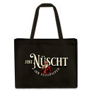 Einkaufstasche mit Berliner Schnauze-JIBT NÜSCHT IHR FLITZPIEPEN - Schwarz