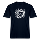 Berlin Shirt-ICK DARF DIT- RELAXED FIT Unisex Bio T-Shirt mit Berliner Spruch - Navy