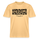 KANNSTE KNICKEN- RELAXED FIT Unisex Organic T-Shirt mit echt Berliner Schnauze - Hellgelb