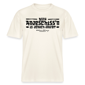Berliner Spuch-Berliner Lob-NICH ANJESCHISSN-RELAXED FIT Unisex Organic T-Shirt - Naturweiß 