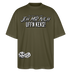 JEH MIR NICH UFFN KEKS!-Oversized Unisex Bio T-Shirt II - Khaki