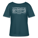 Berliner Spruch-ICK WUNDER MIR-Rundhals Frauen Bio-T-Shirt - Dunkles Petrol