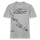 Weihnachten in Berlin 25-JIBT NÜSCHT-unisex Relaxed Fit Bio-T-Shirt II - Grau meliert