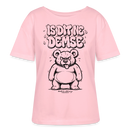 Berlin Shirt mit Berliner Bär-IS DIT NE DEMSE-Rundhals Frauen Bio-T-Shirt - Hellrosa
