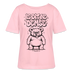 Berlin Shirt mit Berliner Bär-IS DIT NE DEMSE-Rundhals Frauen Bio-T-Shirt - Hellrosa