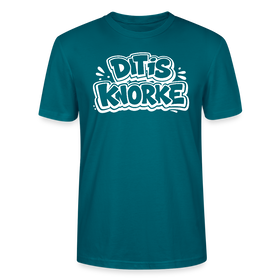 DIT IS KNORKE-Unisex T-Shirt Bio mit Berliner Schnauze - Ozeanblau