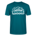DIT IS KNORKE-Unisex T-Shirt Bio mit Berliner Schnauze - Ozeanblau