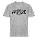 ATZE-Berlin Shirt-RELAXED FIT Unisex Organic T-Shirt - Grau meliert