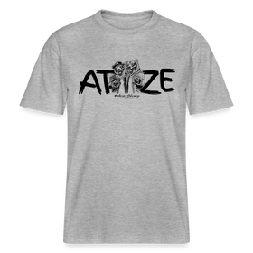 ATZE-Berlin Shirt-RELAXED FIT Unisex Organic T-Shirt - Grau meliert