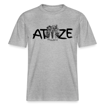 ATZE-Berlin Shirt-RELAXED FIT Unisex Organic T-Shirt - Grau meliert