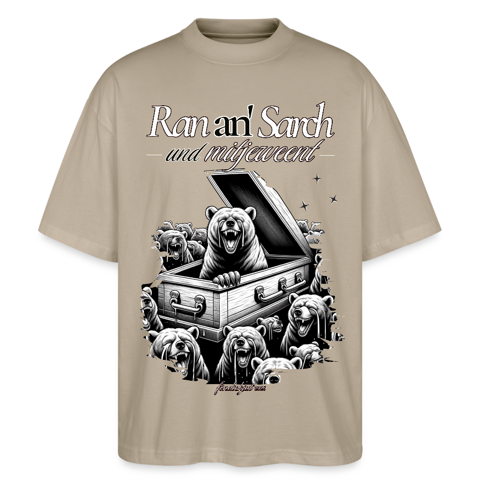 Ran an Sarch-Oversized Unisex Bio T-Shirt II - Steingrau
