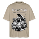 Ran an Sarch-Oversized Unisex Bio T-Shirt II - Steingrau