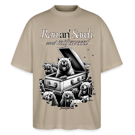 Ran an Sarch-Oversized Unisex Bio T-Shirt II - Steingrau