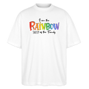 PRIDE 'REGENBOGENSCHAF'-Oversized Unisex Bio T-Shirt - Weiß