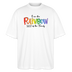 PRIDE 'REGENBOGENSCHAF'-Oversized Unisex Bio T-Shirt - Weiß