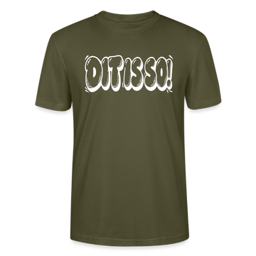 Berlin Shirt - DIT IS SO! - Bio Unisex T-Shirt mit Berliner Schnauze - Khaki
