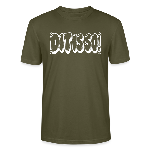 Berlin Shirt - DIT IS SO! - Bio Unisex T-Shirt mit Berliner Schnauze - Khaki