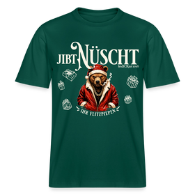 JIBT NÜSCHT-RELAXED FIT Unisex Organic T-Shirt-Weihnachten Berlin - Forest