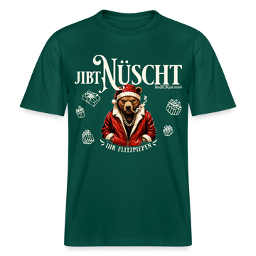 JIBT NÜSCHT-RELAXED FIT Unisex Organic T-Shirt-Weihnachten Berlin - Forest