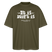 Berliner Gelassenheit-ET IS WIE'T IS-Oversized Unisex Bio T-Shirt - Khaki