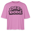 DIT IS KNORKE-Frauen Boxy Bio-T-Shirt - Pink