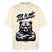 Dit is mir SCHNURZPIEPEOversized Unisex Bio T-Shirt - Weißgrau