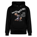 WAT KIEKSTN SO?-Unisex Bio-Hoodie II - Schwarz