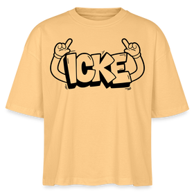 ICKE-Frauen Boxy Bio-T-Shirt - Mispel