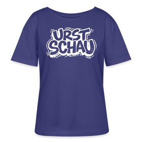 Ostalgie-Rundhals Frauen Bio-T-Shirt-URST SCHAU - Dämmerung